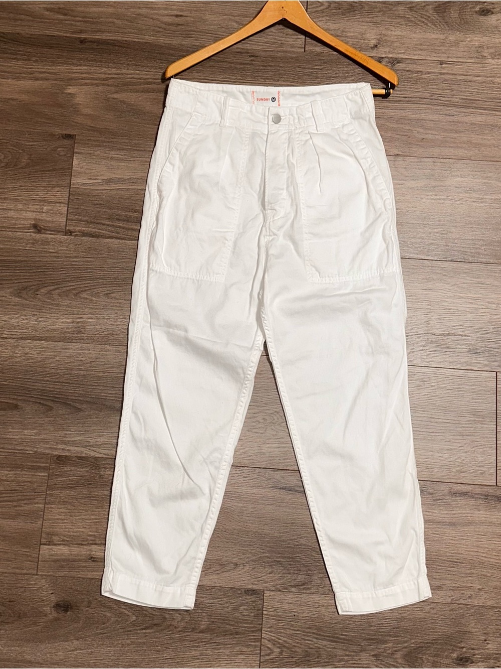 Cotton Pants White Summer Pants 
Made in USA